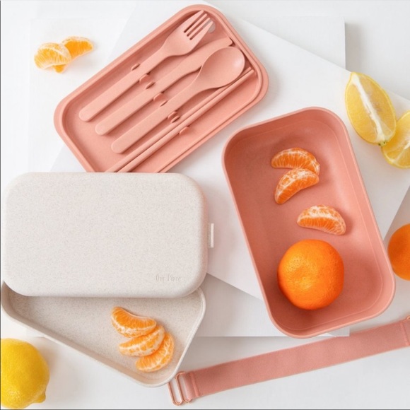 Our Place Layered Lunchbox with Utensils - Picture 9 of 12